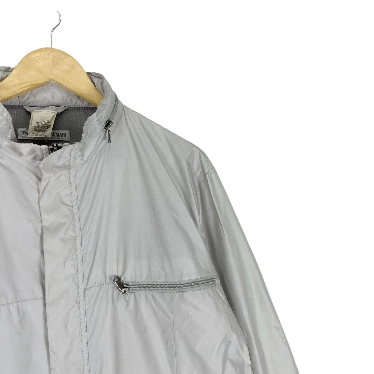 Emporio Armani 🌟EMPORIO ARMANI RAYON LONG ZIPPER JACKET Size US M / EU 48-50 / 2 - 5 Thumbnail