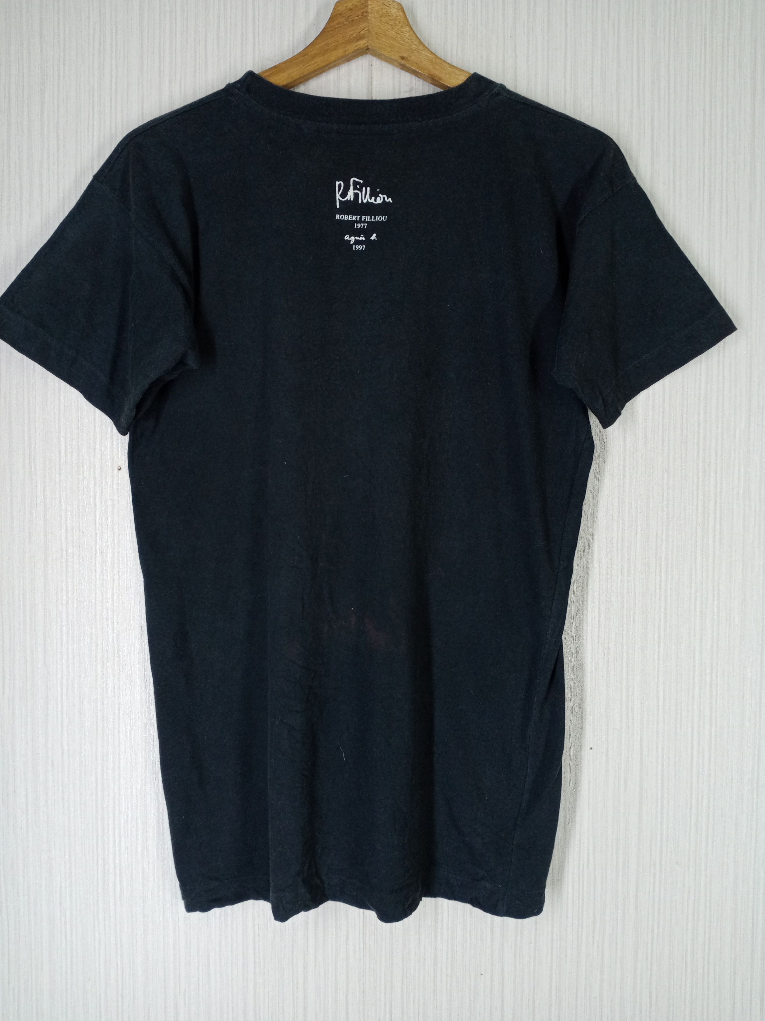 agnes b. Vintage Agnes B D'artiste Robert Filliou Tshirt Size US S / EU 44-46 / 1 - 3 Thumbnail