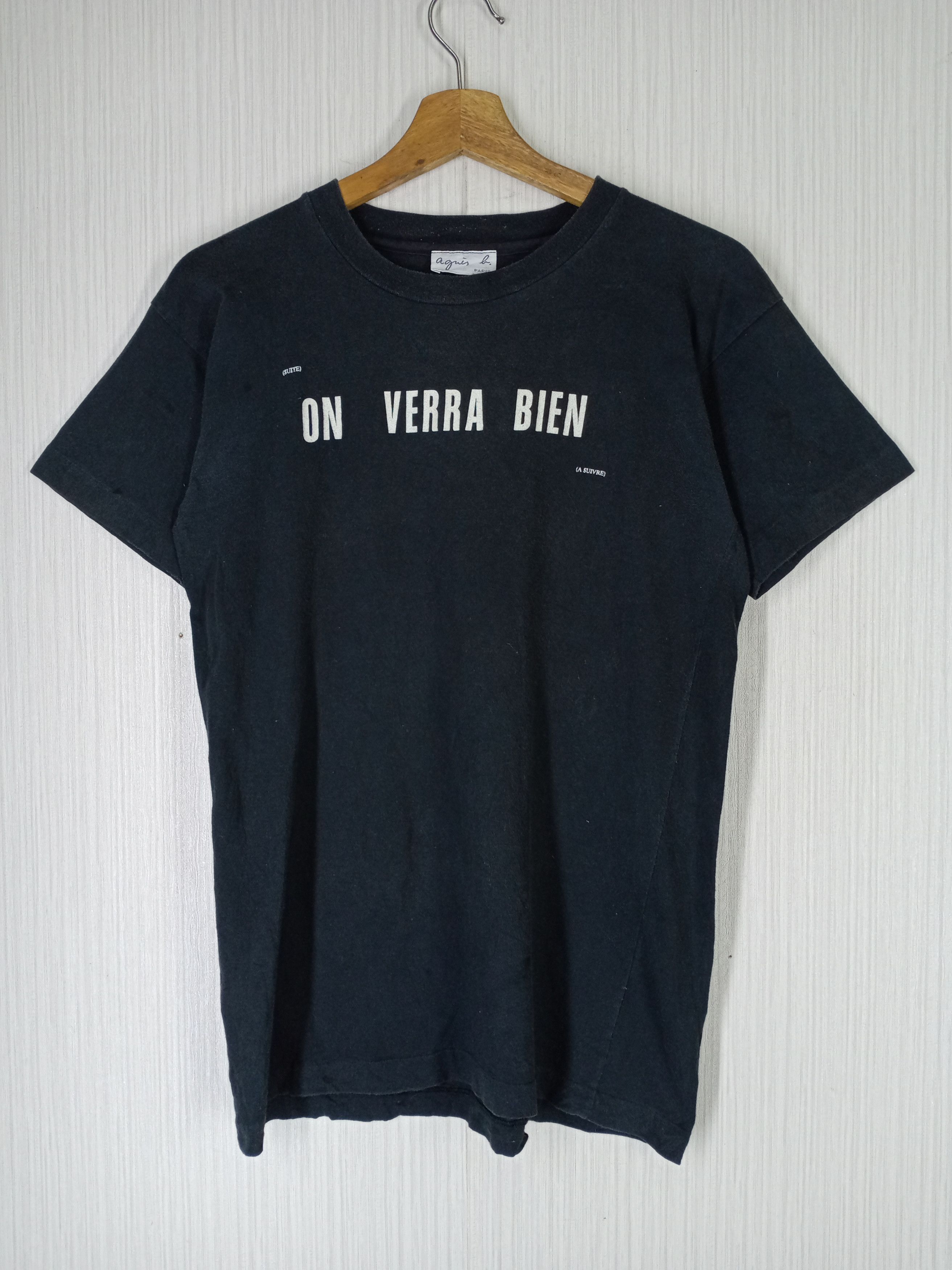 agnes b. Vintage Agnes B D'artiste Robert Filliou Tshirt Size US S / EU 44-46 / 1 - 2 Thumbnail