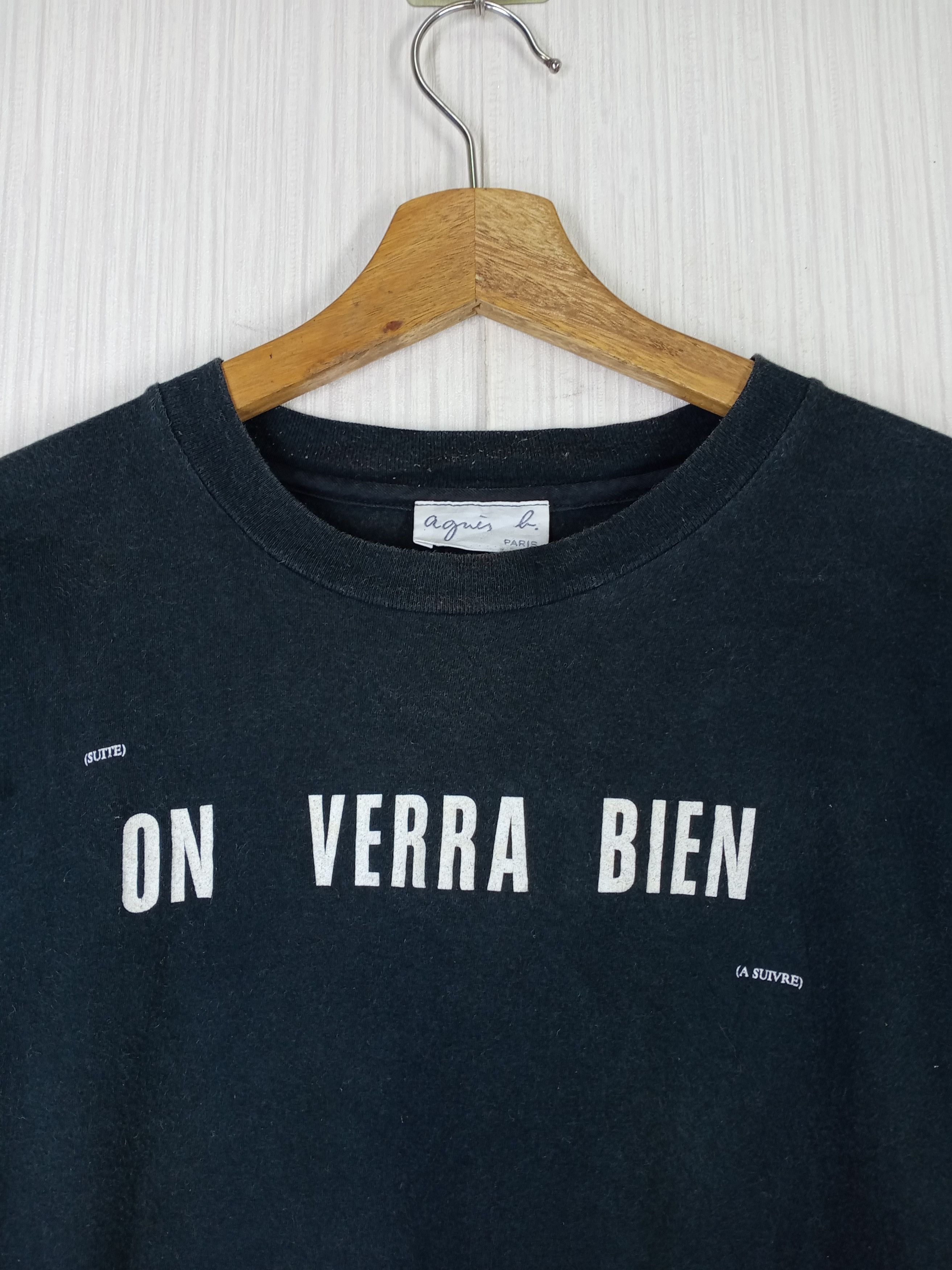 agnes b. Vintage Agnes B D'artiste Robert Filliou Tshirt Size US S / EU 44-46 / 1 - 1 Thumbnail