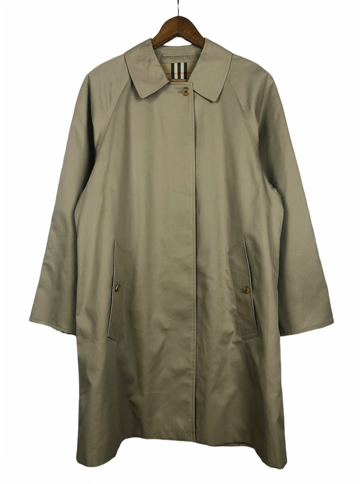 Burberry Vintage Burberrys Nova Check Trench Coat Size US M / EU 48-50 / 2 - 1 Thumbnail
