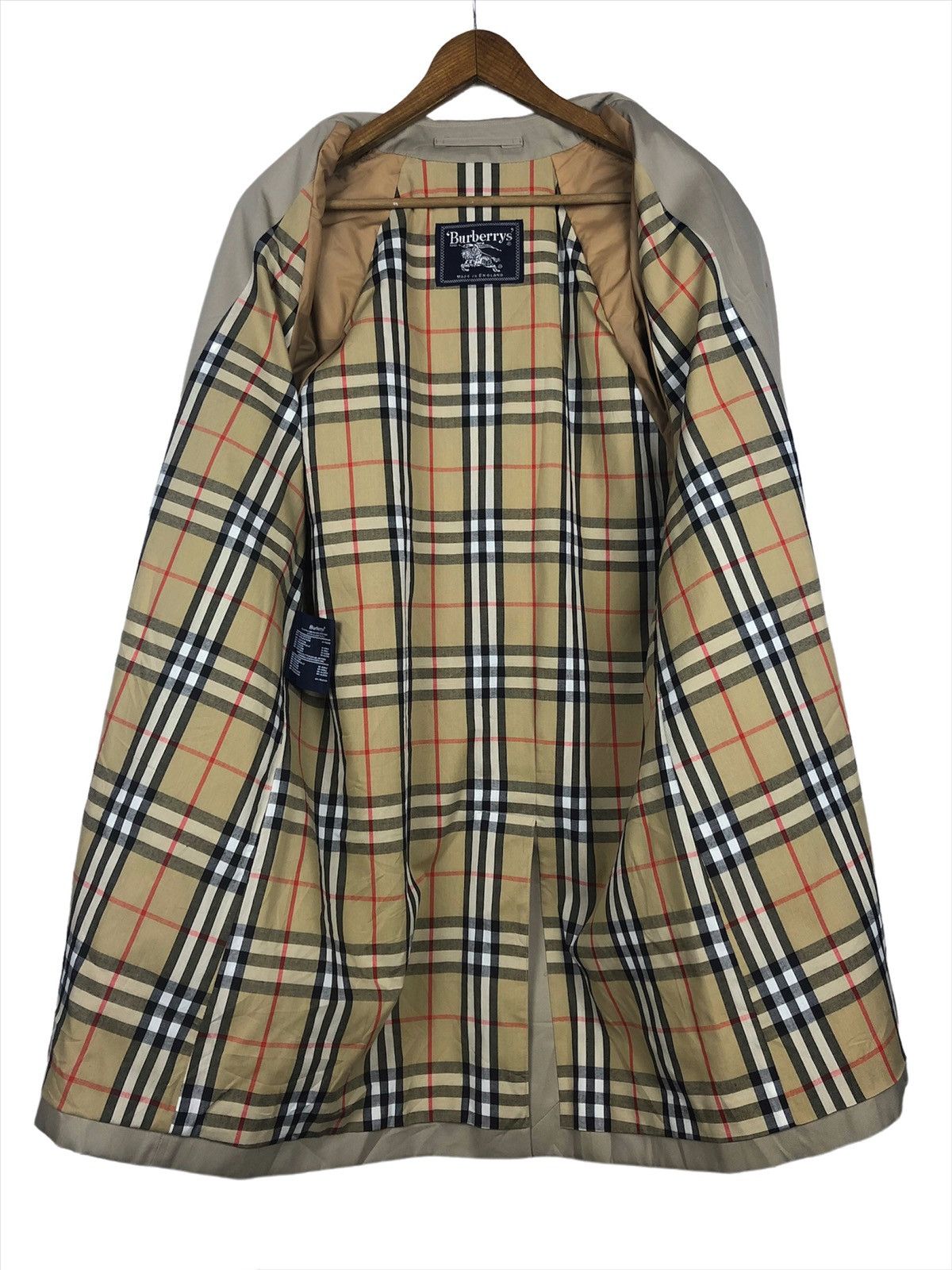 Burberry Vintage Burberrys Nova Check Trench Coat Size US M / EU 48-50 / 2 - 8 Thumbnail