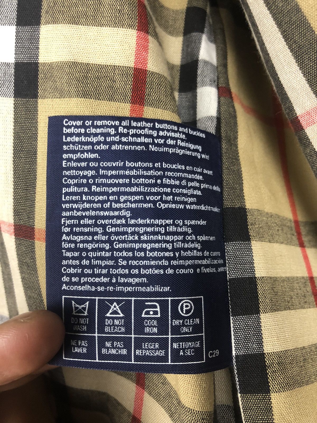 Burberry Vintage Burberrys Nova Check Trench Coat Size US M / EU 48-50 / 2 - 11 Thumbnail