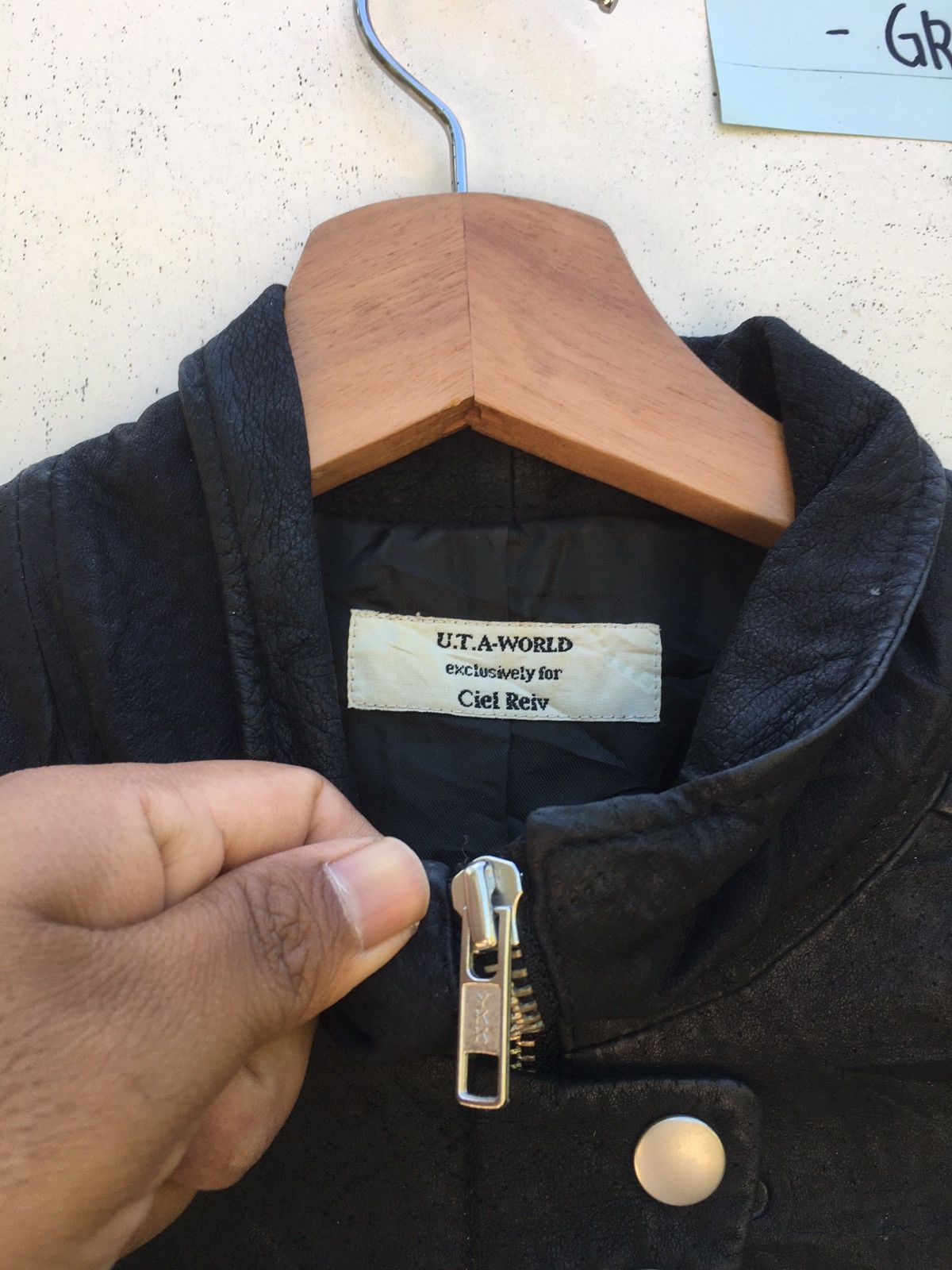 Japanese Brand Rare Vintage Leather Jacket UTA World Size US S / EU 44-46 / 1 - 8 Thumbnail