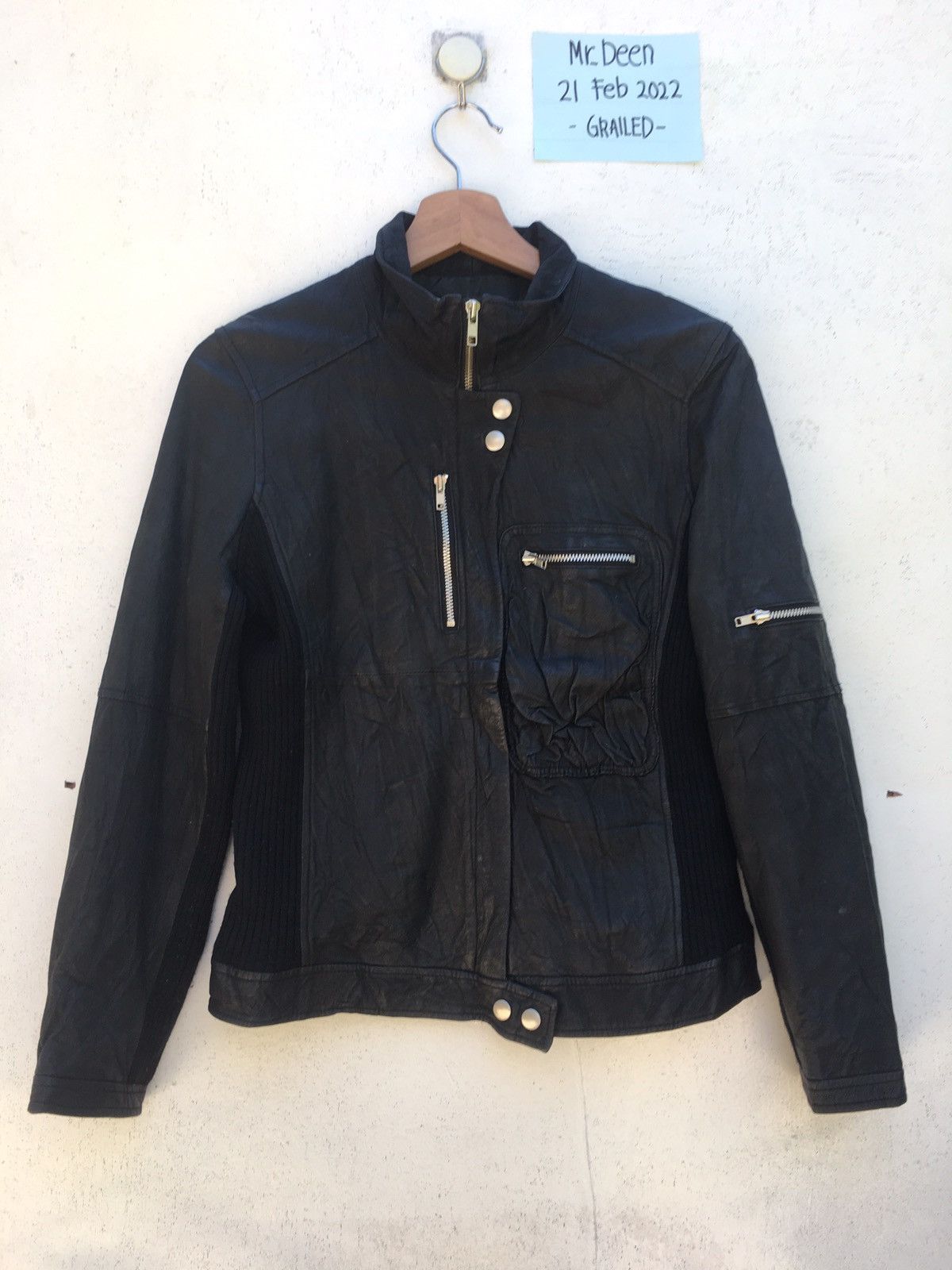 Japanese Brand Rare Vintage Leather Jacket UTA World Size US S / EU 44-46 / 1 - 1 Thumbnail