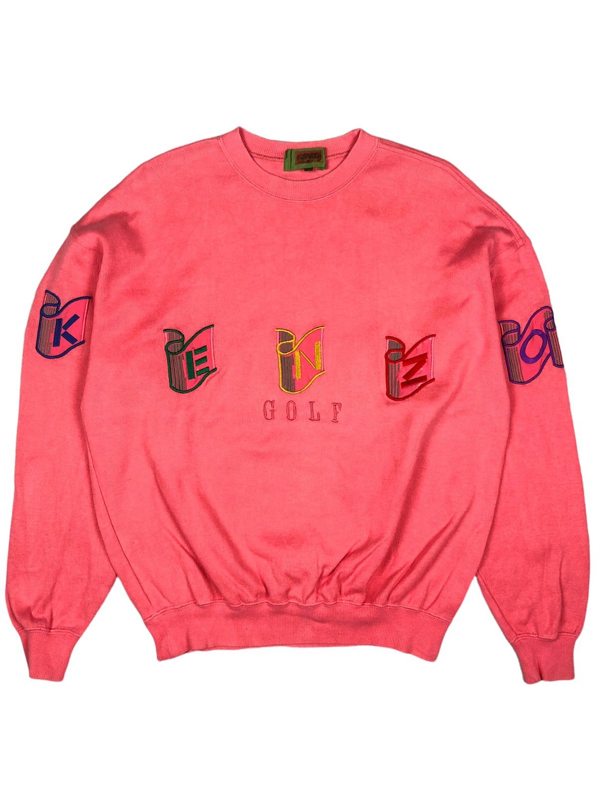 Kenzo Kenzo Golf Embroidered Logo Crewneck Size US S / EU 44-46 / 1 - 1 Thumbnail
