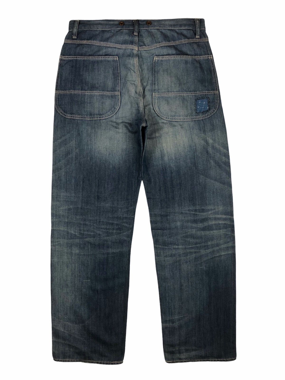 Journal Standard Journal Standard Sashiko Stitch Worker Denim Size US 33 - 2 Thumbnail