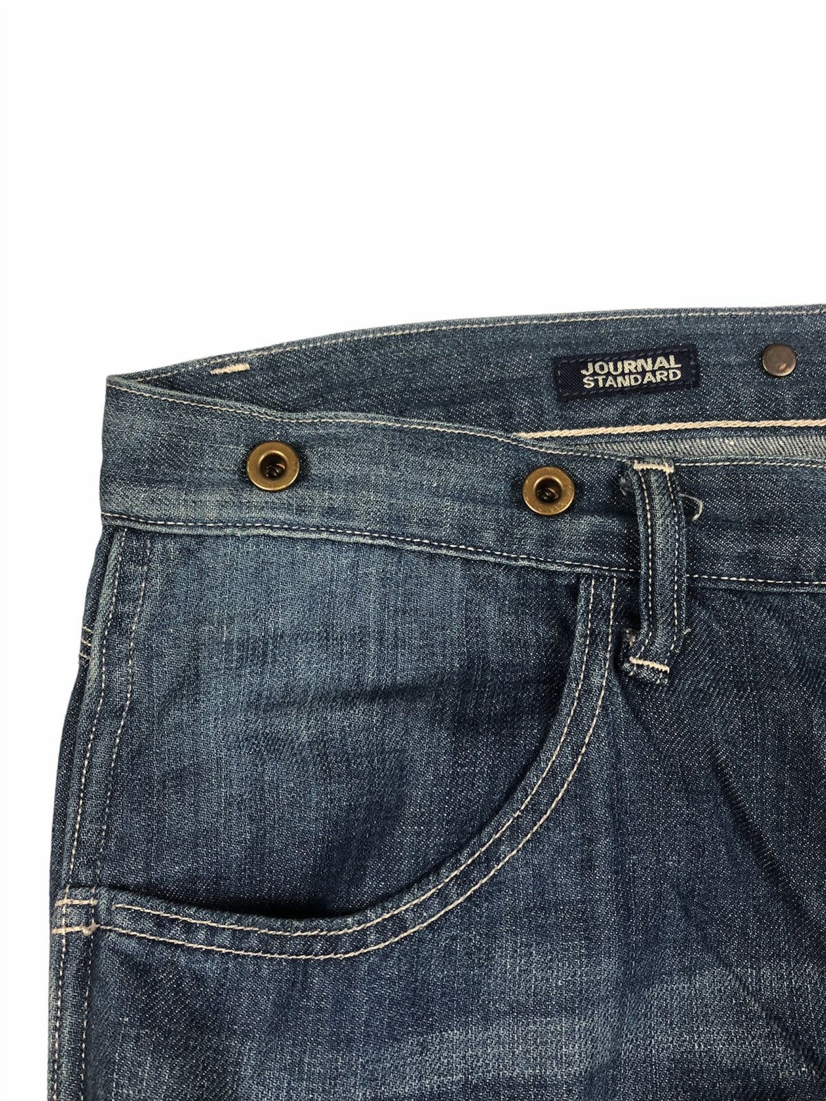 Journal Standard Journal Standard Sashiko Stitch Worker Denim Size US 33 - 11 Thumbnail