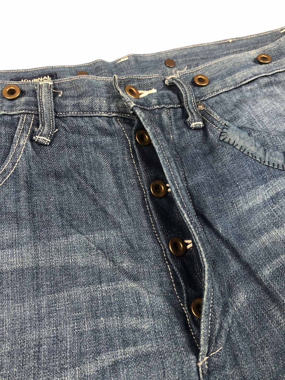 Journal Standard Journal Standard Sashiko Stitch Worker Denim Size US 33 - 12 Thumbnail