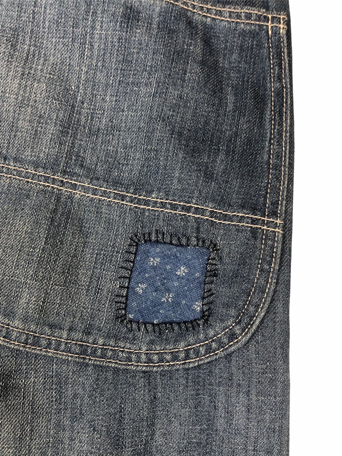 Journal Standard Journal Standard Sashiko Stitch Worker Denim Size US 33 - 9 Thumbnail