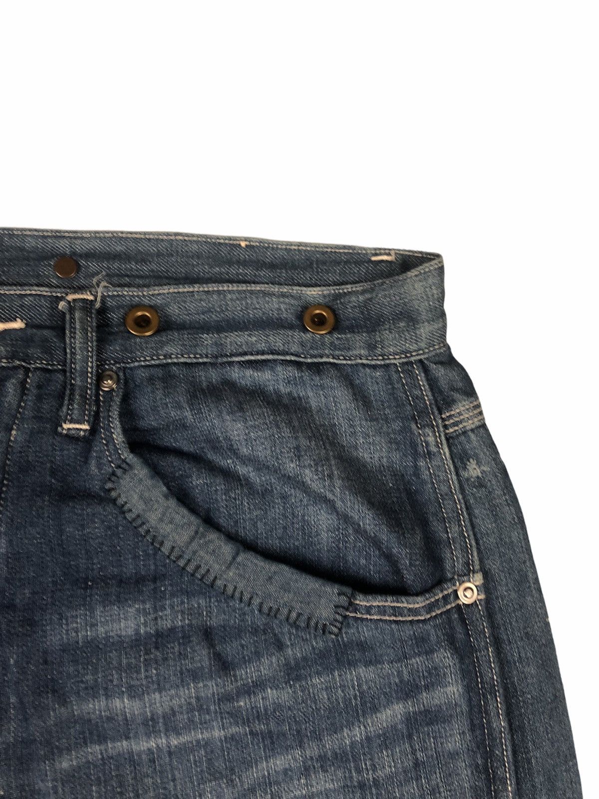 Journal Standard Journal Standard Sashiko Stitch Worker Denim Size US 33 - 5 Thumbnail