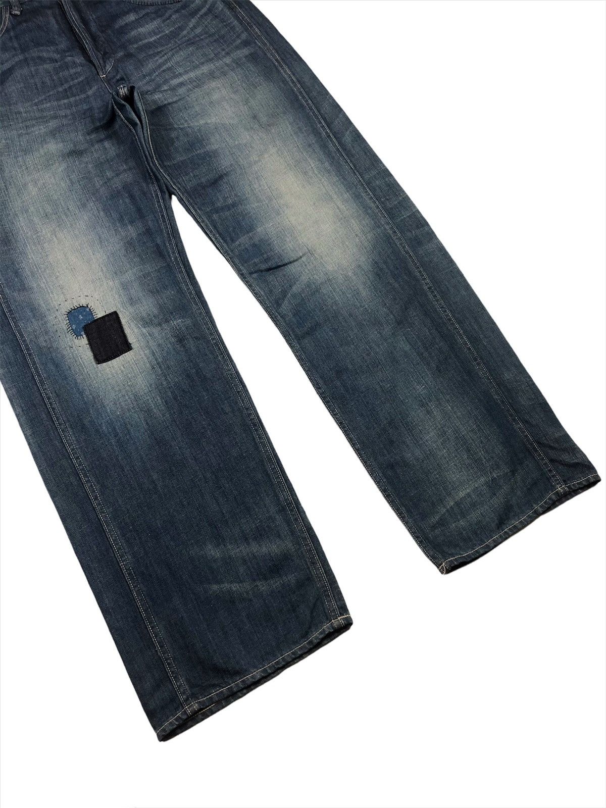 Journal Standard Journal Standard Sashiko Stitch Worker Denim Size US 33 - 3 Thumbnail