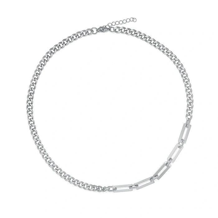 Jewelry × Vintage Fashionable Adjustable Titanium Steel Men's Necklace Size ONE SIZE - 4 Thumbnail