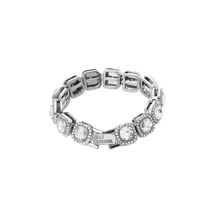Jewelry × Vintage Fashion Square Beads Hip Hop Men's Bracelet Size ONE SIZE - 3 Thumbnail