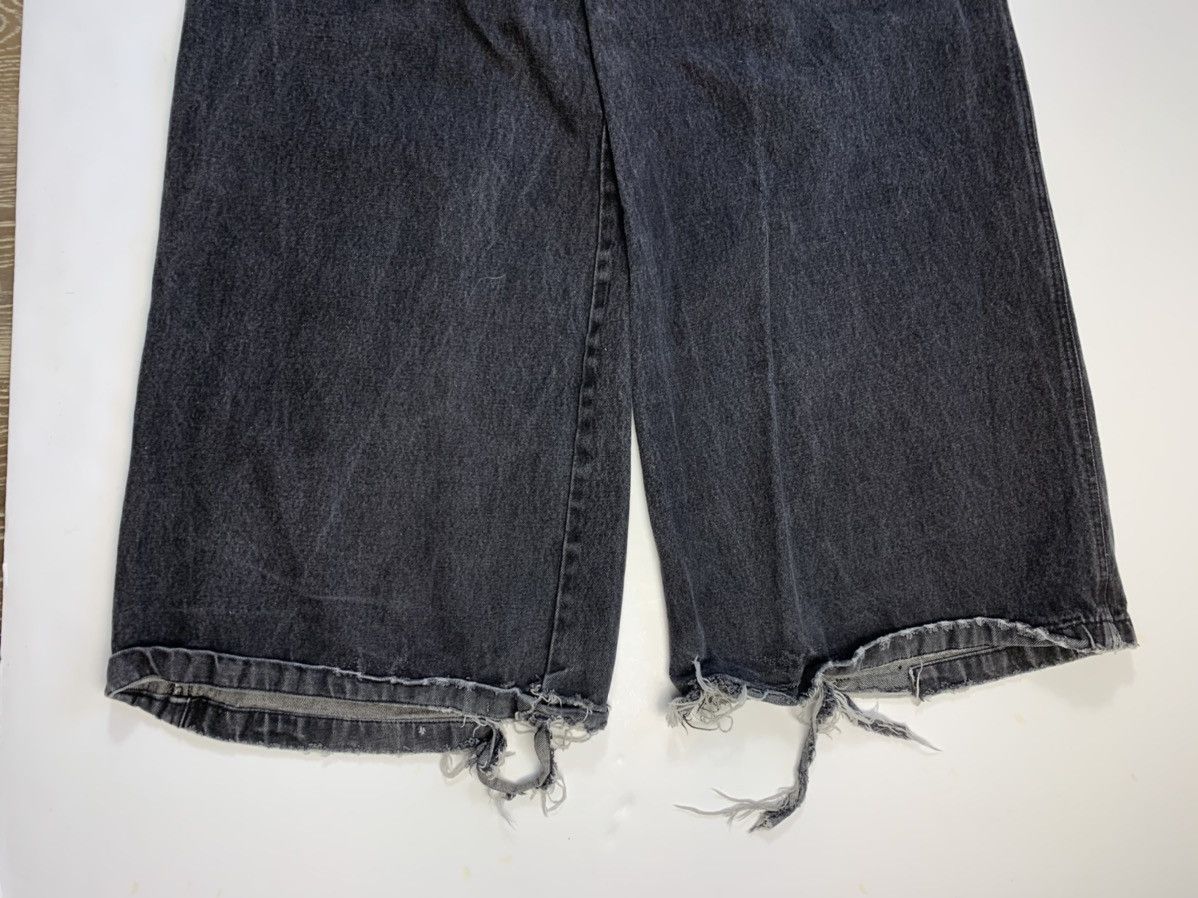 JNCO Vintage Snake Eye Y2K Wide Leg Rave Goth Faded Black Jeans Size US 32 / EU 48 - 8 Thumbnail