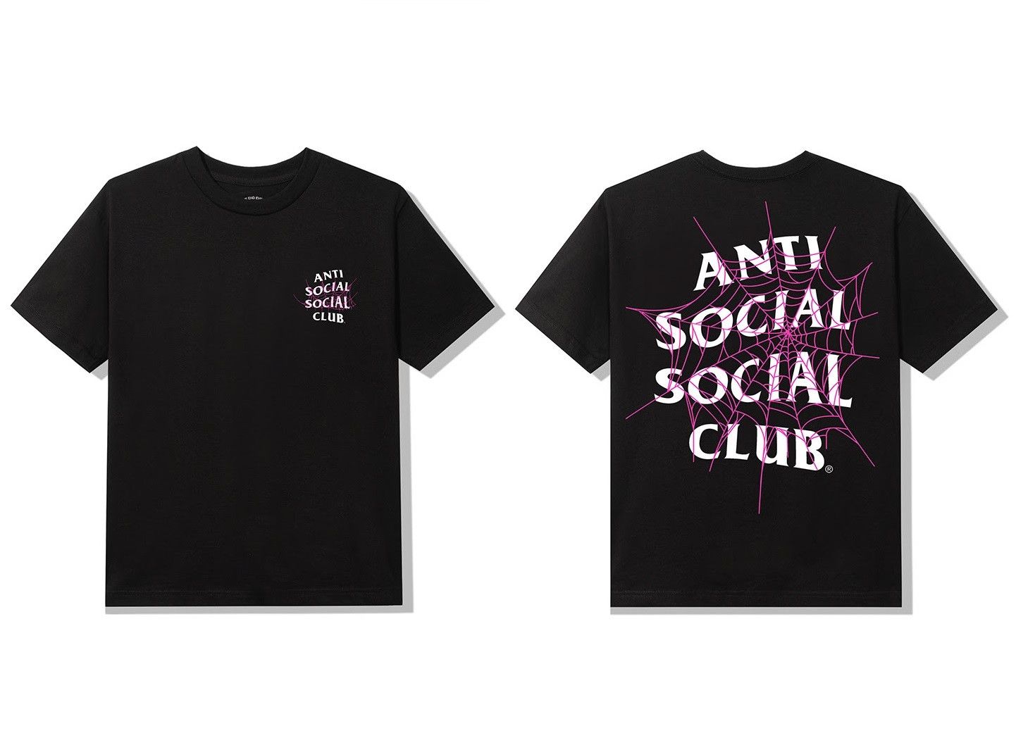 Anti Social Social Club × Members Only DS weekly exclusive ASSC Web of Lie Black Tee BAPE Kith Size US XXL / EU 58 / 5 - 6 Thumbnail