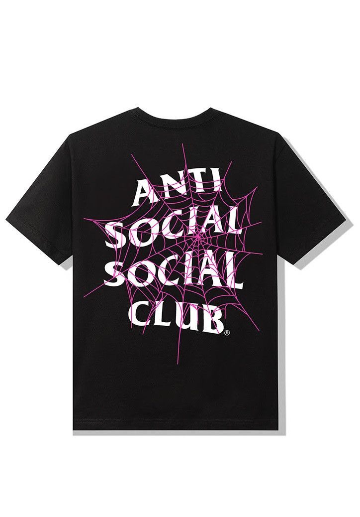 Anti Social Social Club × Members Only DS weekly exclusive ASSC Web of Lie Black Tee BAPE Kith Size US XXL / EU 58 / 5 - 1 Thumbnail