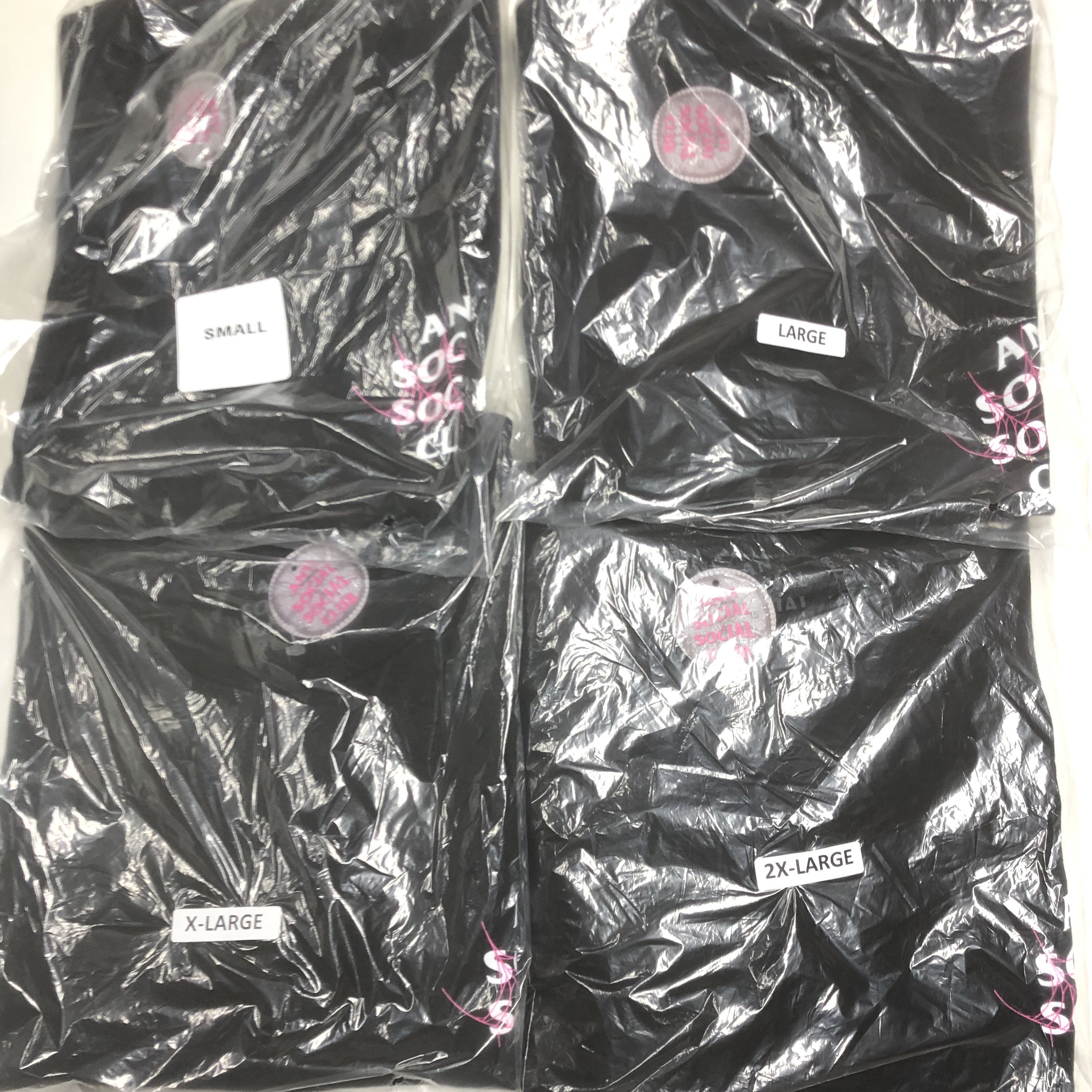 Anti Social Social Club × Members Only DS weekly exclusive ASSC Web of Lie Black Tee BAPE Kith Size US XXL / EU 58 / 5 - 7 Thumbnail