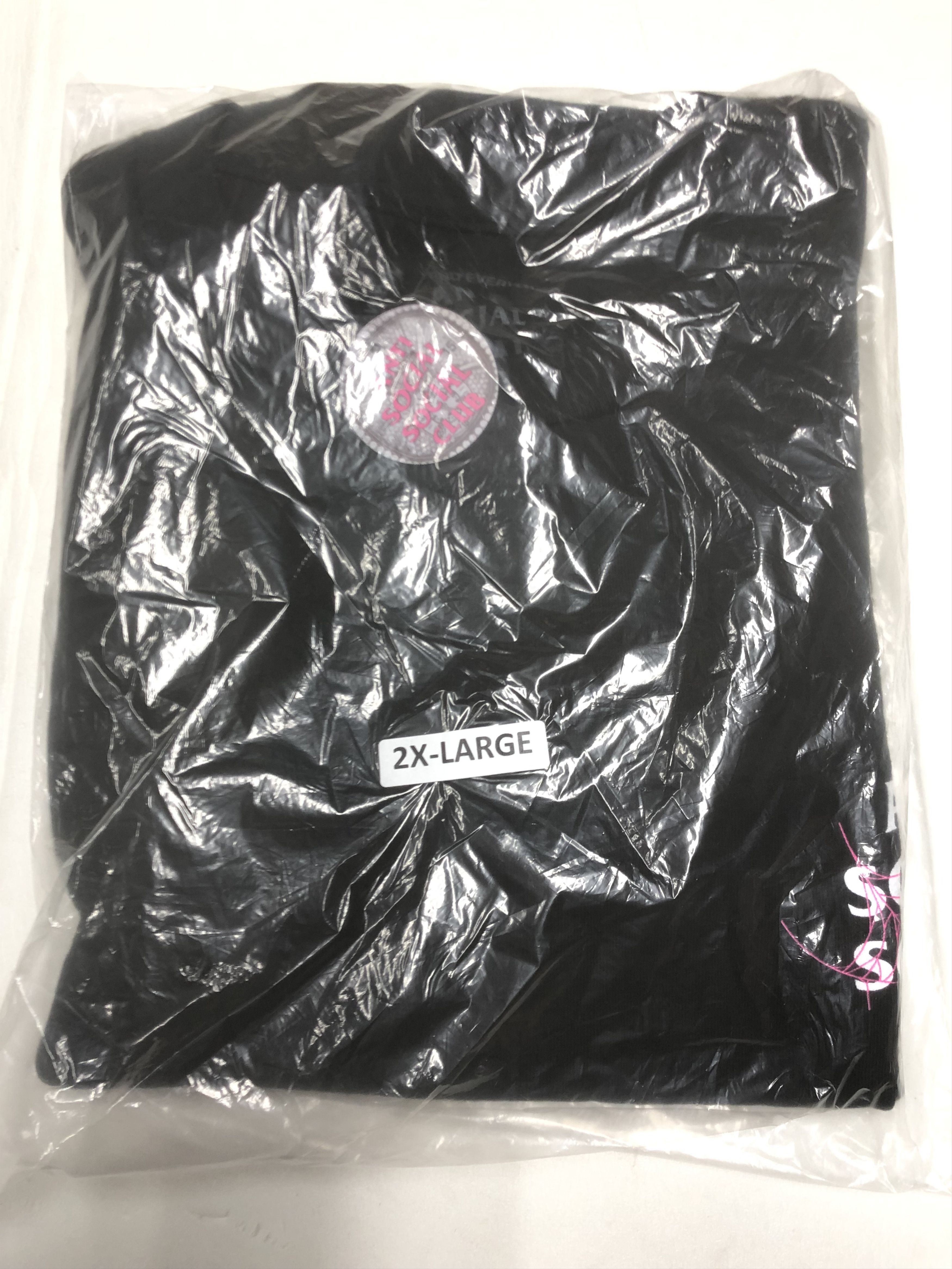 Anti Social Social Club × Members Only DS weekly exclusive ASSC Web of Lie Black Tee BAPE Kith Size US XXL / EU 58 / 5 - 2 Thumbnail
