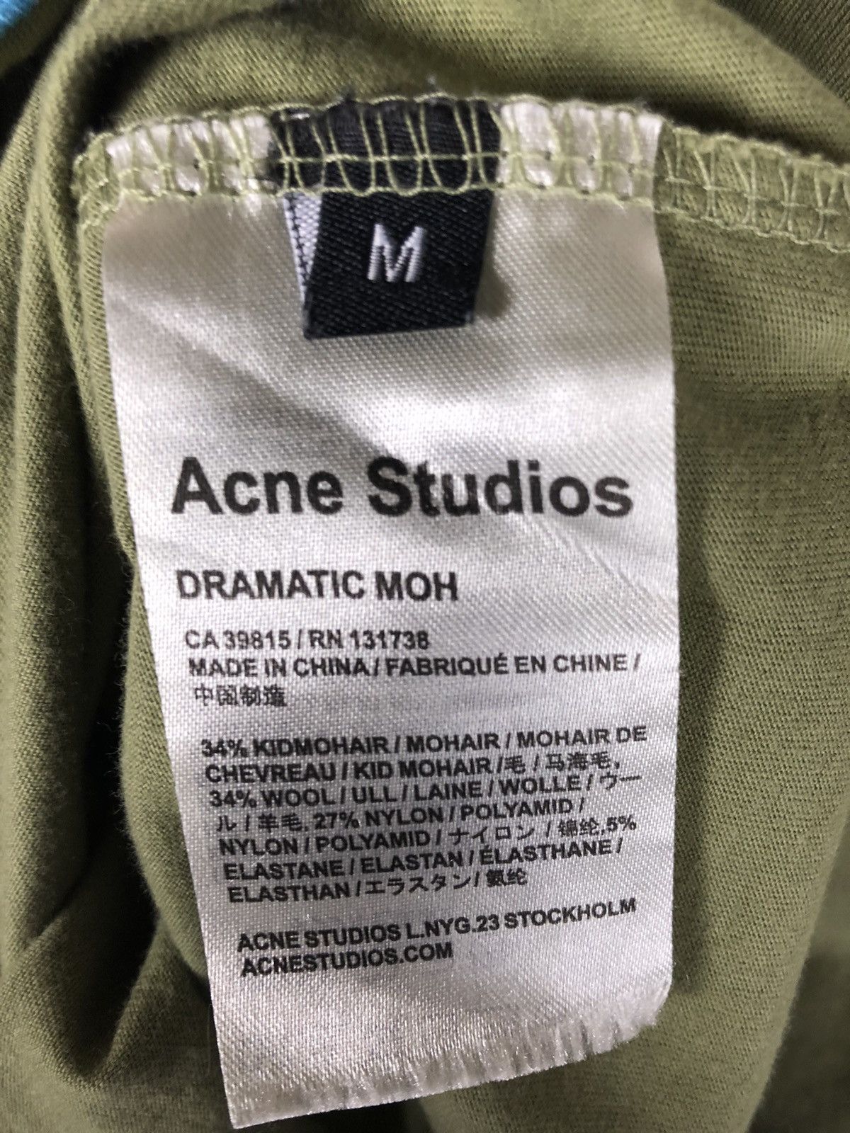 Acne Studios Acne Studios Dramatic Moh Ringer Shirt Size US M / EU 48-50 / 2 - 6 Thumbnail