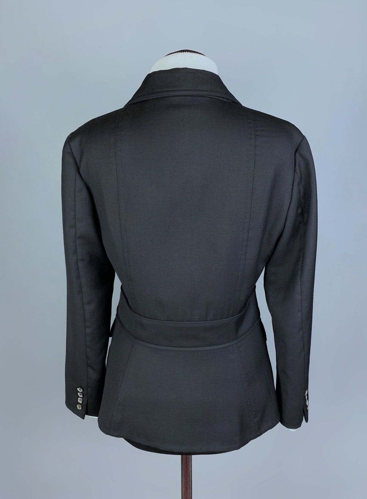 Bally Women's BALLY Black Wool Pocket Blazer Jacket Size US 8 Size M / US 6-8 / IT 42-44 - 5 Thumbnail
