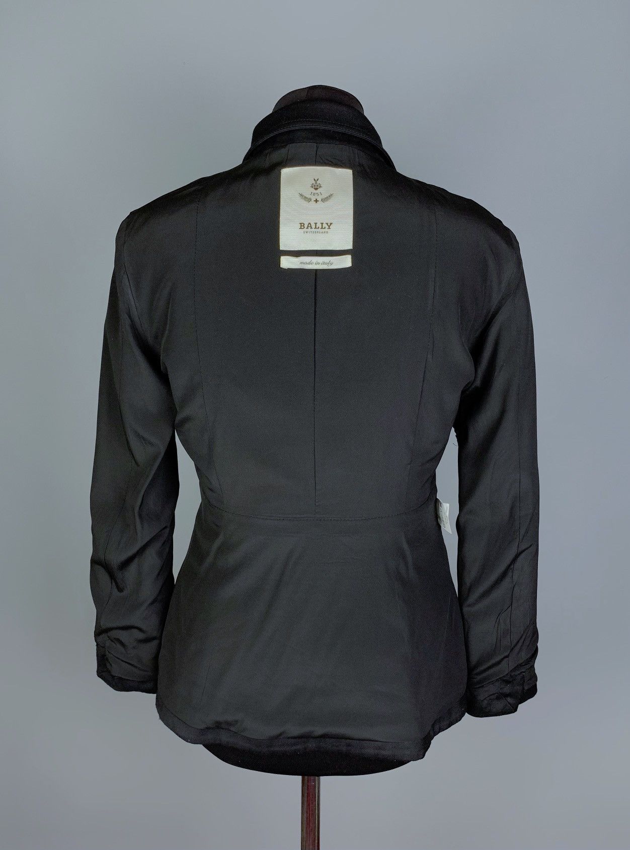 Bally Women's BALLY Black Wool Pocket Blazer Jacket Size US 8 Size M / US 6-8 / IT 42-44 - 7 Thumbnail