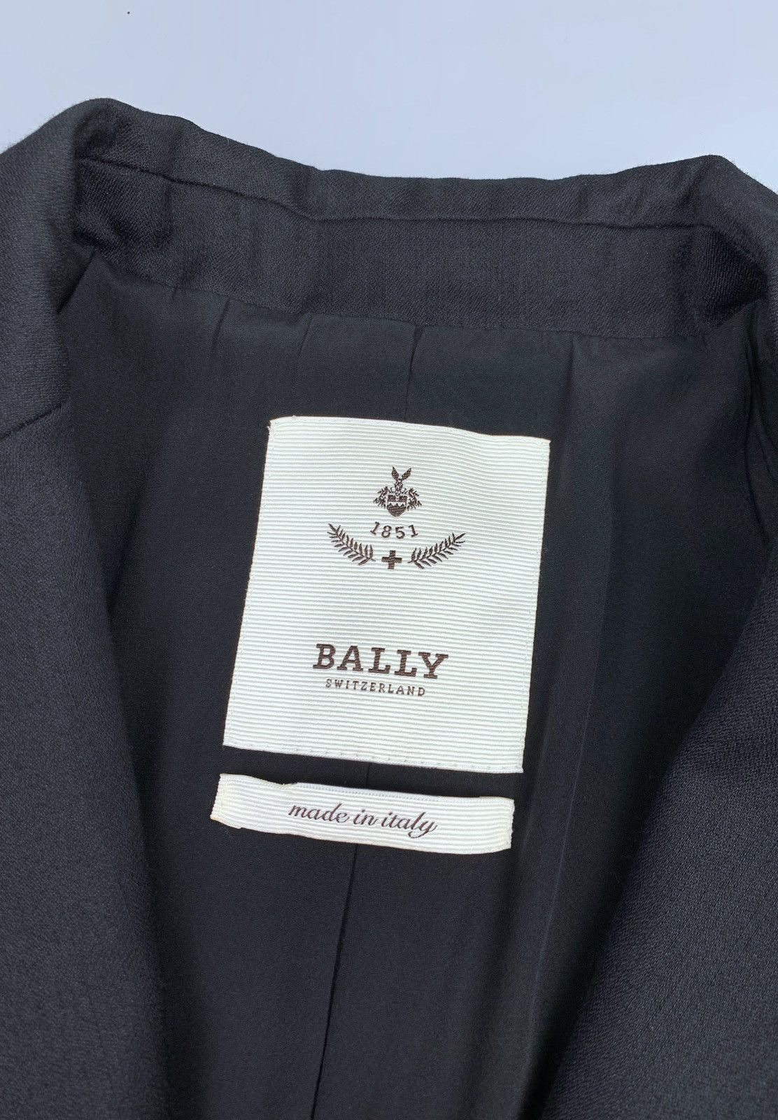Bally Women's BALLY Black Wool Pocket Blazer Jacket Size US 8 Size M / US 6-8 / IT 42-44 - 8 Thumbnail