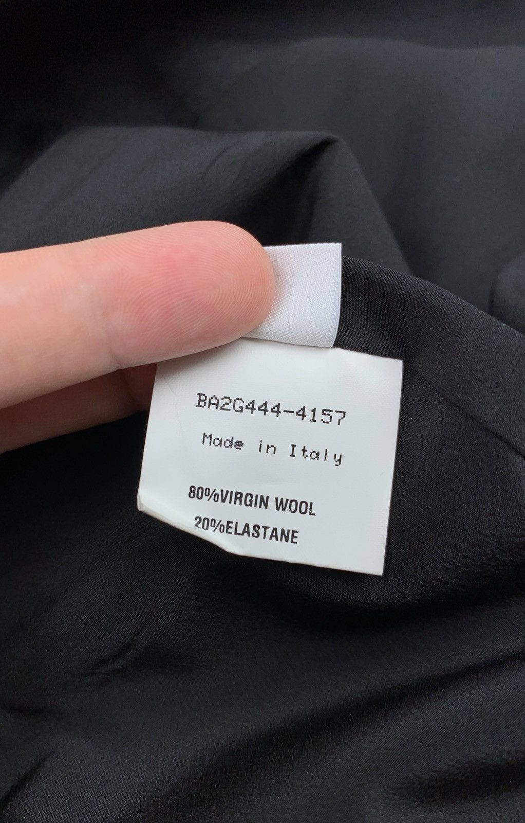 Bally Women's BALLY Black Wool Pocket Blazer Jacket Size US 8 Size M / US 6-8 / IT 42-44 - 11 Thumbnail