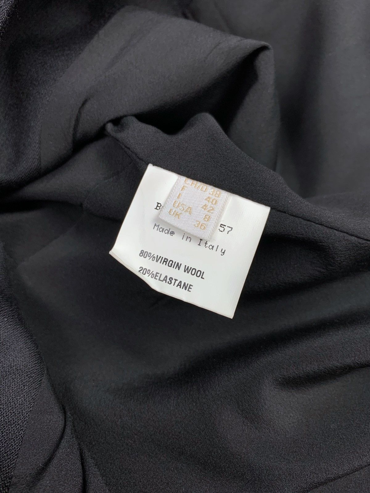 Bally Women's BALLY Black Wool Pocket Blazer Jacket Size US 8 Size M / US 6-8 / IT 42-44 - 10 Thumbnail