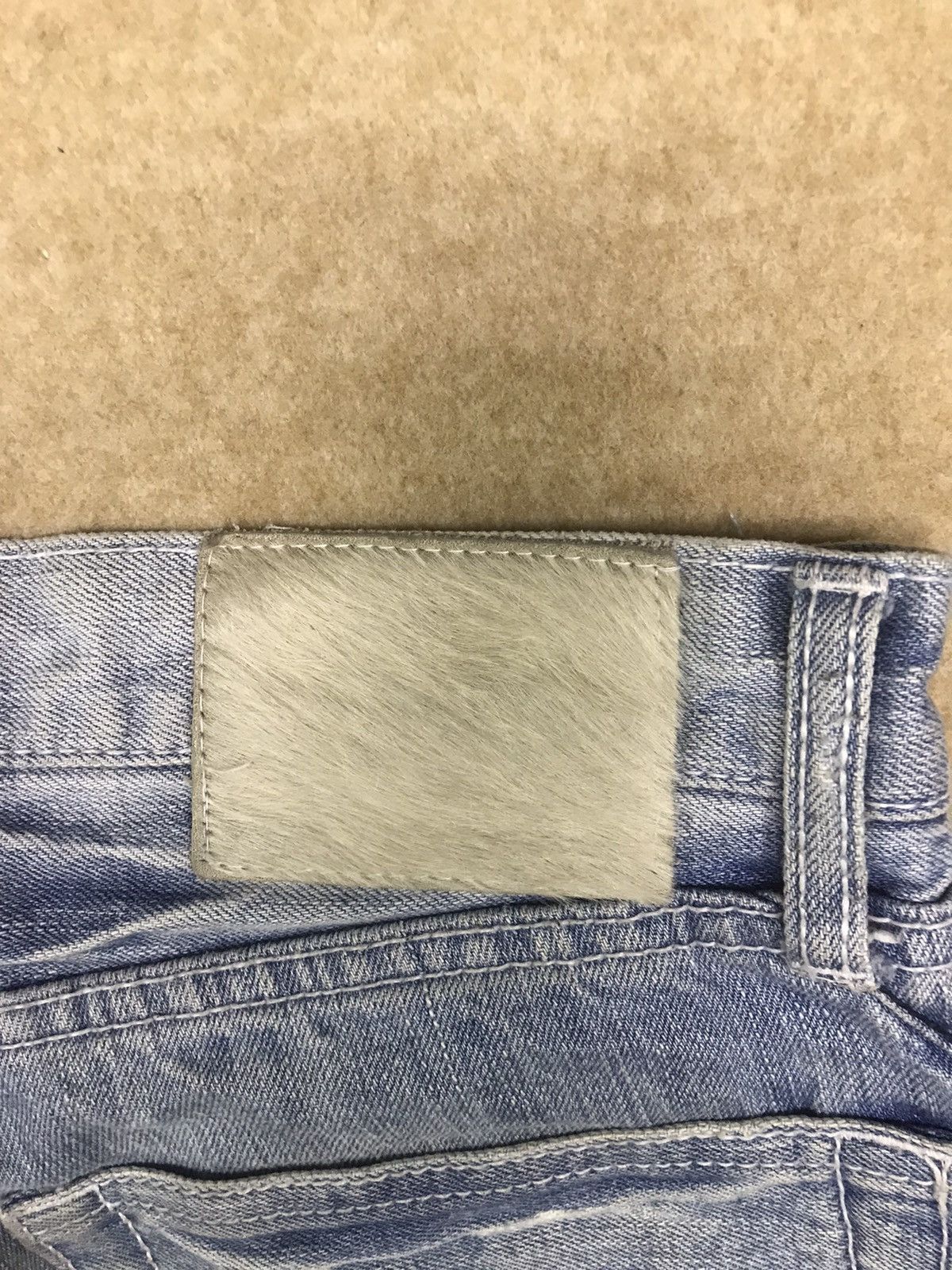 Japanese Brand Rare 🔥Neutral Infinity Distressed Smoke Dirty Wash Denim Size US 30 / EU 46 - 10 Thumbnail