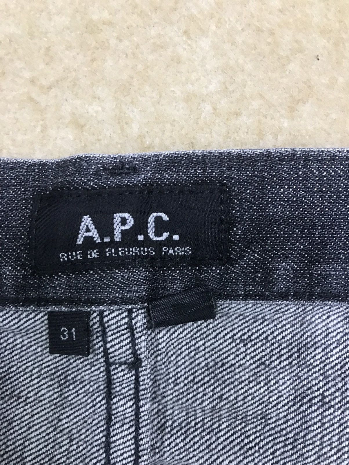 A.P.C. × Vintage Black A.P.C Distressed Denim Size US 32 / EU 48 - 10 Thumbnail