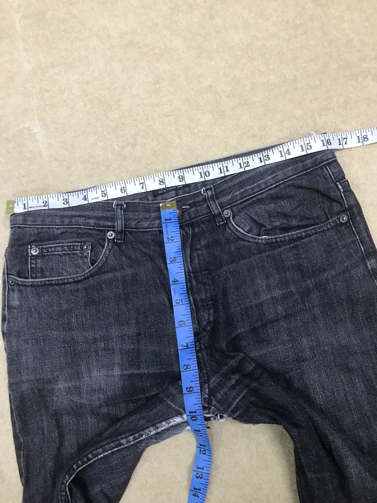 A.P.C. × Vintage Black A.P.C Distressed Denim Size US 32 / EU 48 - 12 Thumbnail