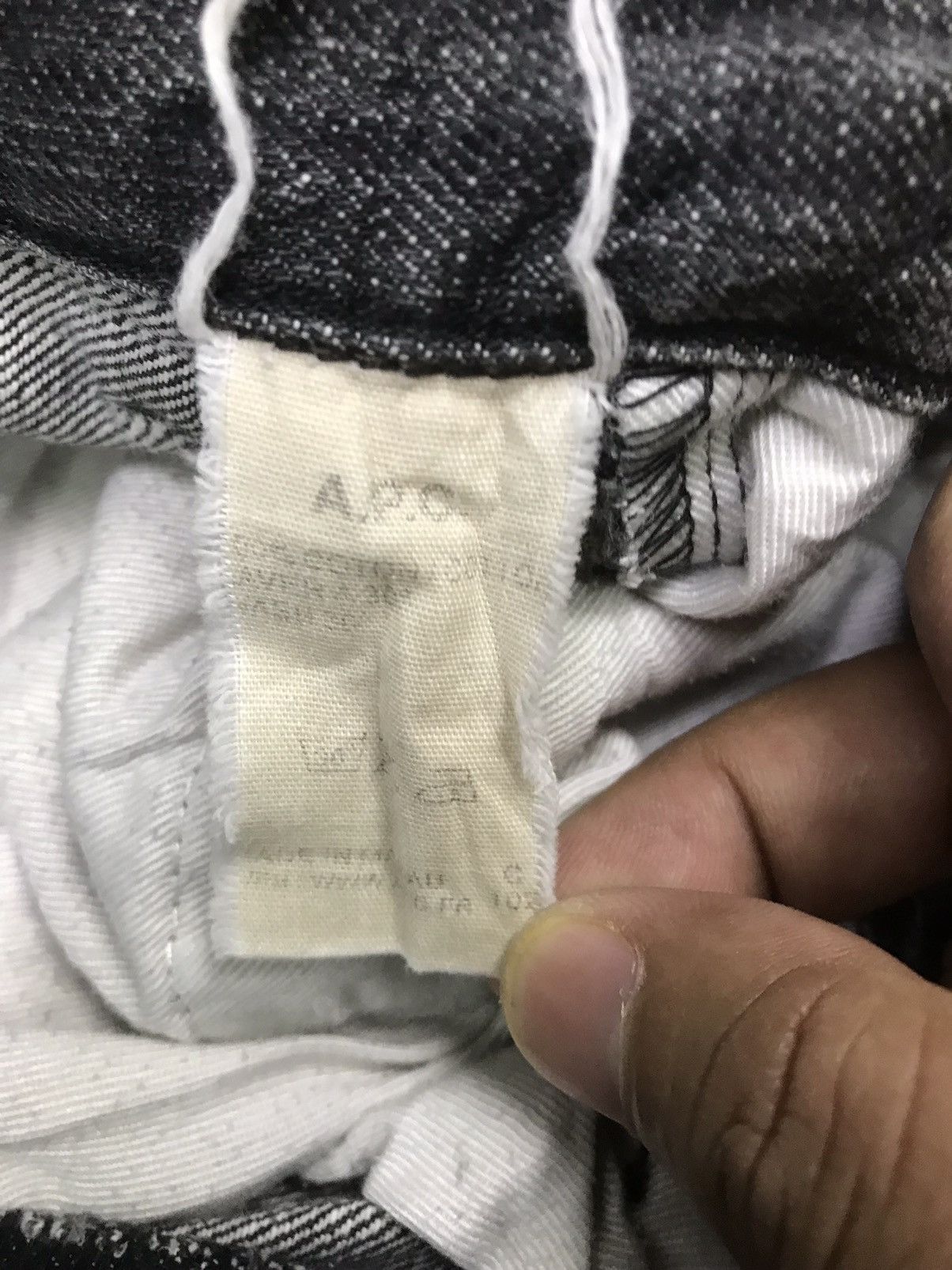A.P.C. × Vintage Black A.P.C Distressed Denim Size US 32 / EU 48 - 11 Thumbnail