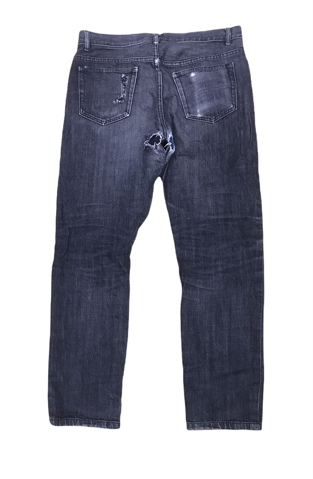 A.P.C. × Vintage Black A.P.C Distressed Denim Size US 32 / EU 48 - 2 Thumbnail