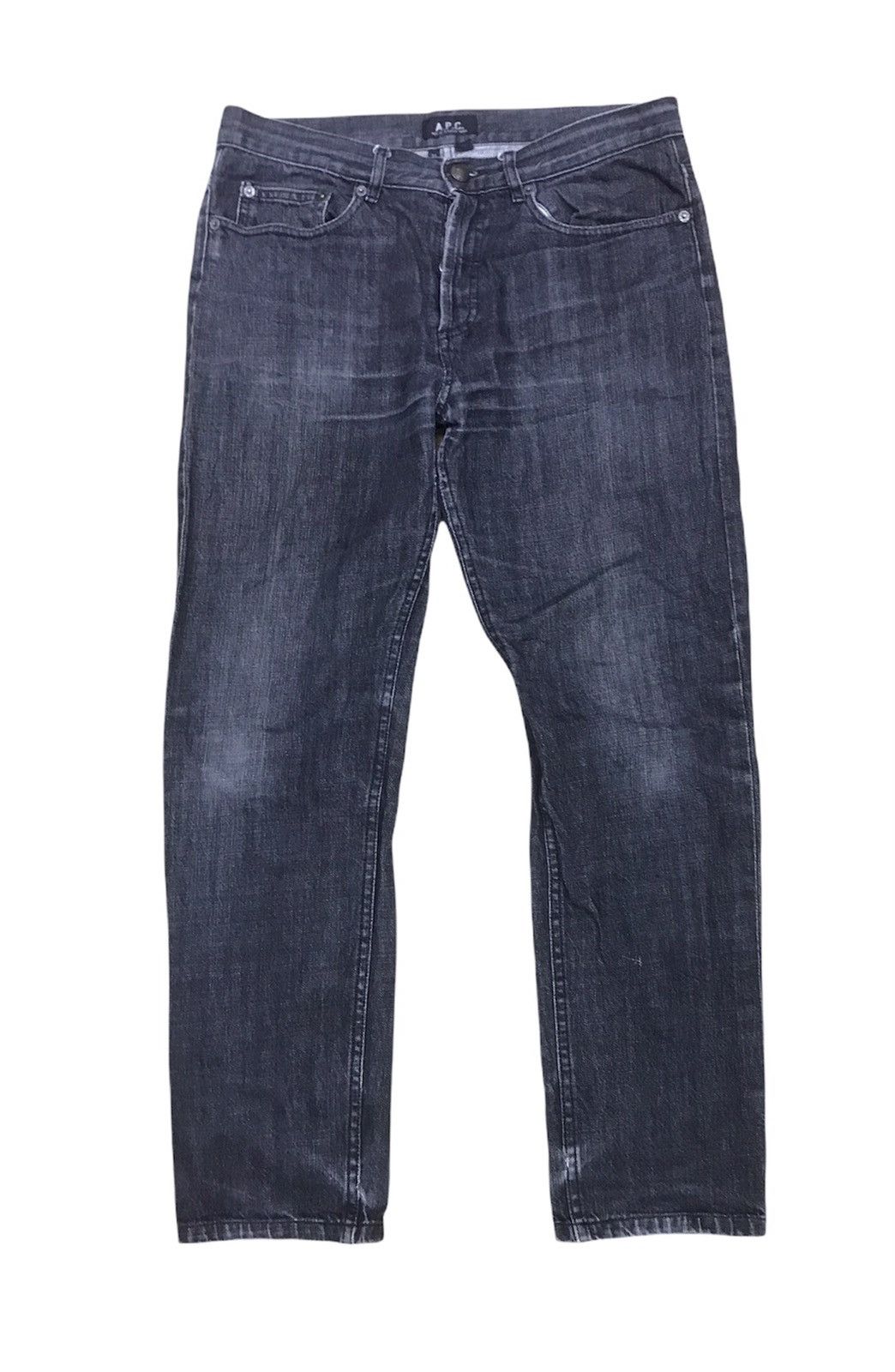 A.P.C. × Vintage Black A.P.C Distressed Denim Size US 32 / EU 48 - 1 Thumbnail