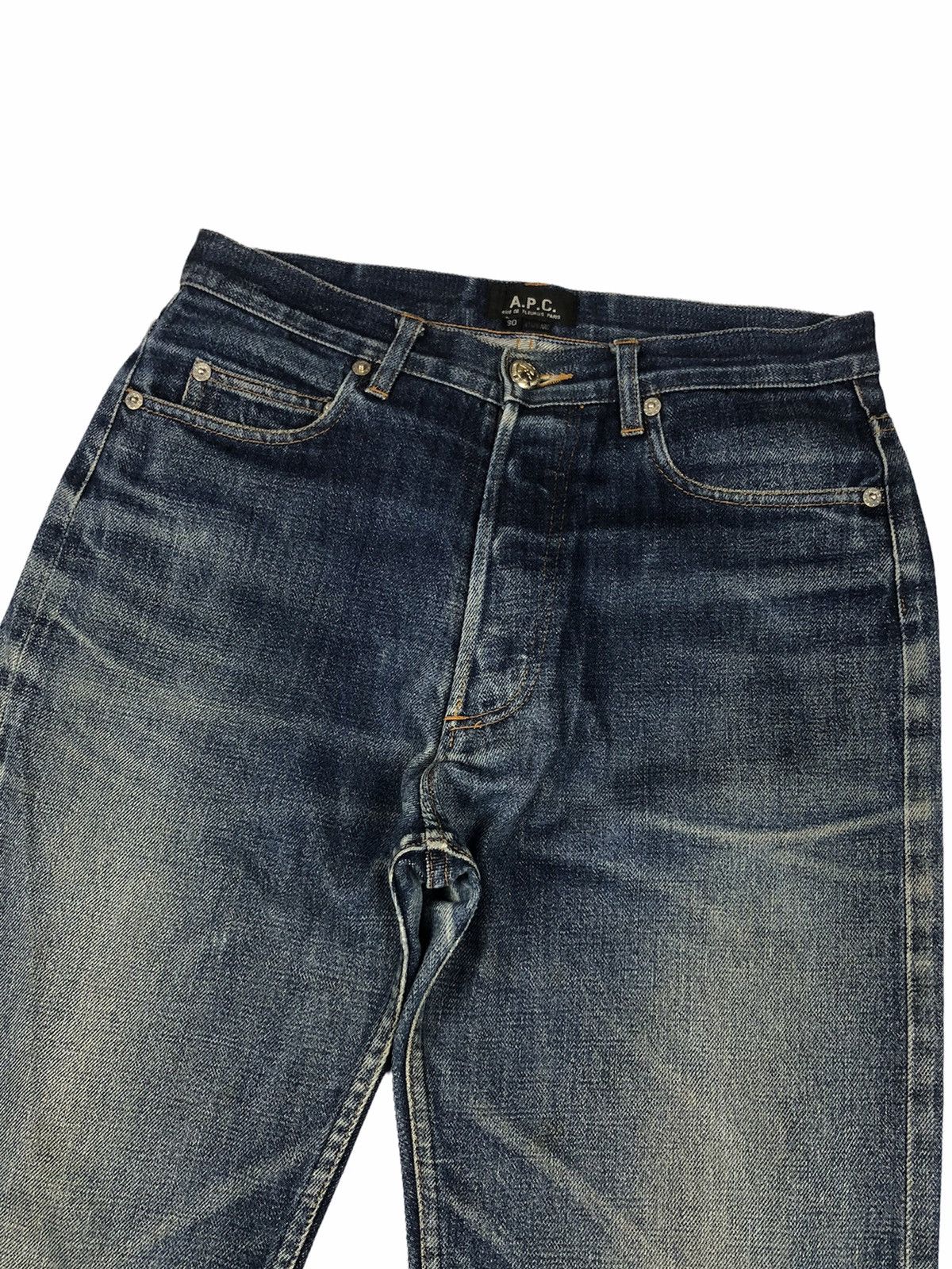 A.P.C. SICK🔥APC Selvedge Denim Aging Faded Size US 29 - 4 Thumbnail