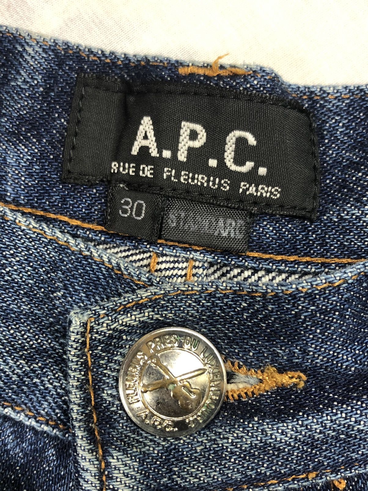 A.P.C. SICK🔥APC Selvedge Denim Aging Faded Size US 29 - 10 Thumbnail