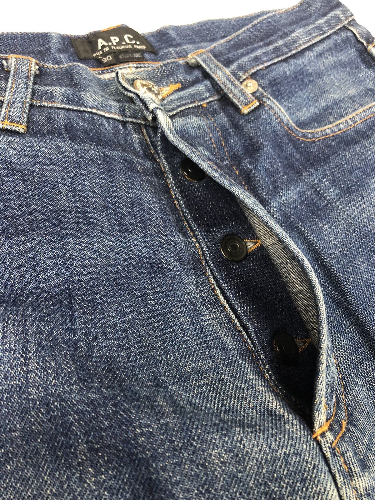 A.P.C. SICK🔥APC Selvedge Denim Aging Faded Size US 29 - 9 Thumbnail
