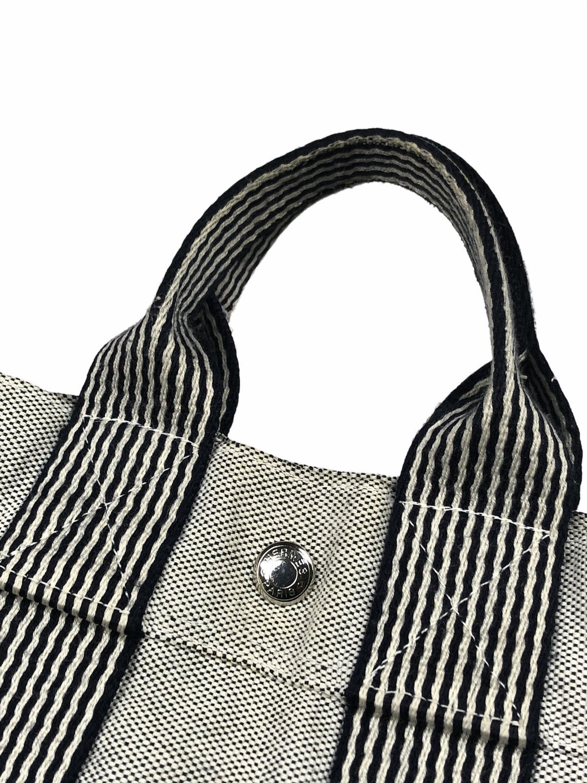 Hermes Vintage Hermes Mini Canvas Tote Bag Size ONE SIZE - 5 Thumbnail