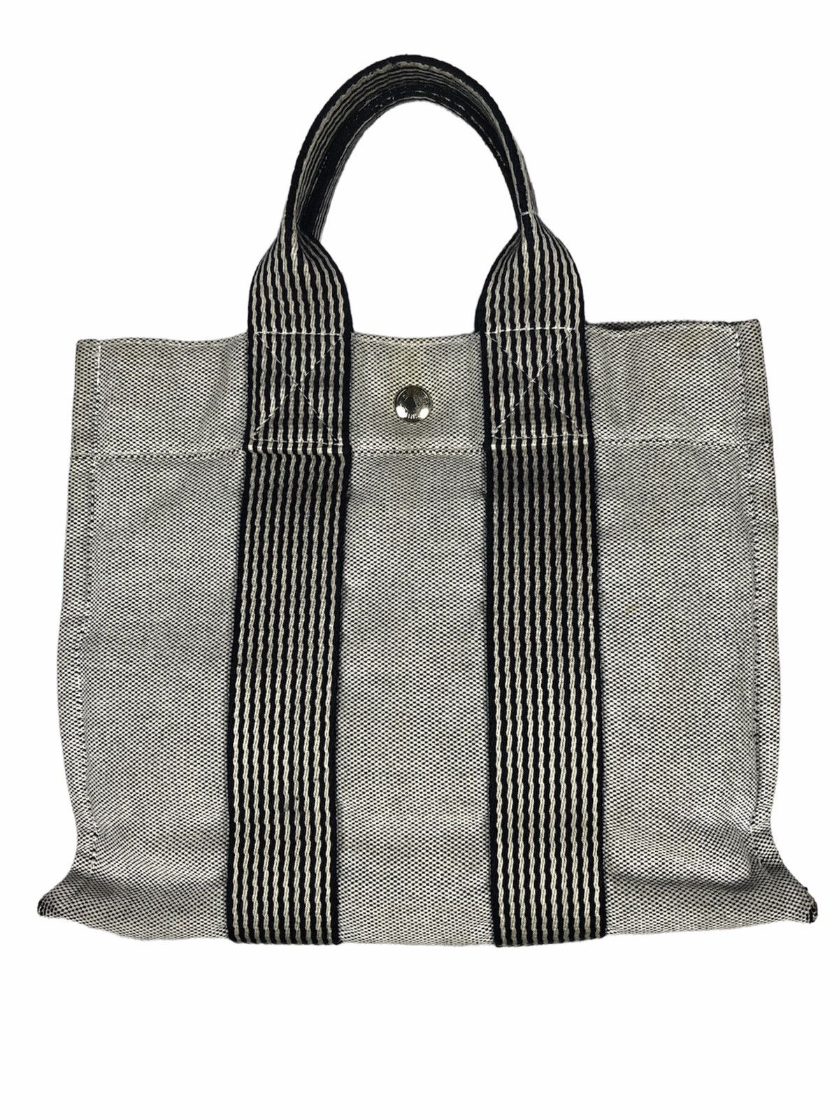 Hermes Vintage Hermes Mini Canvas Tote Bag Size ONE SIZE - 9 Thumbnail
