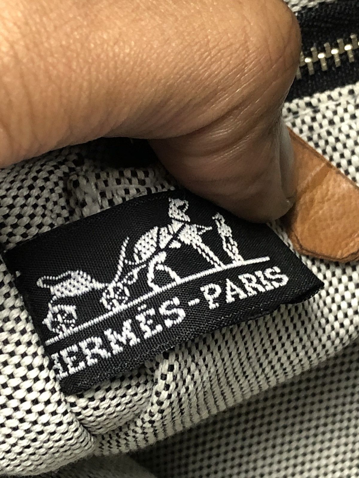 Hermes Vintage Hermes Mini Canvas Tote Bag Size ONE SIZE - 15 Thumbnail