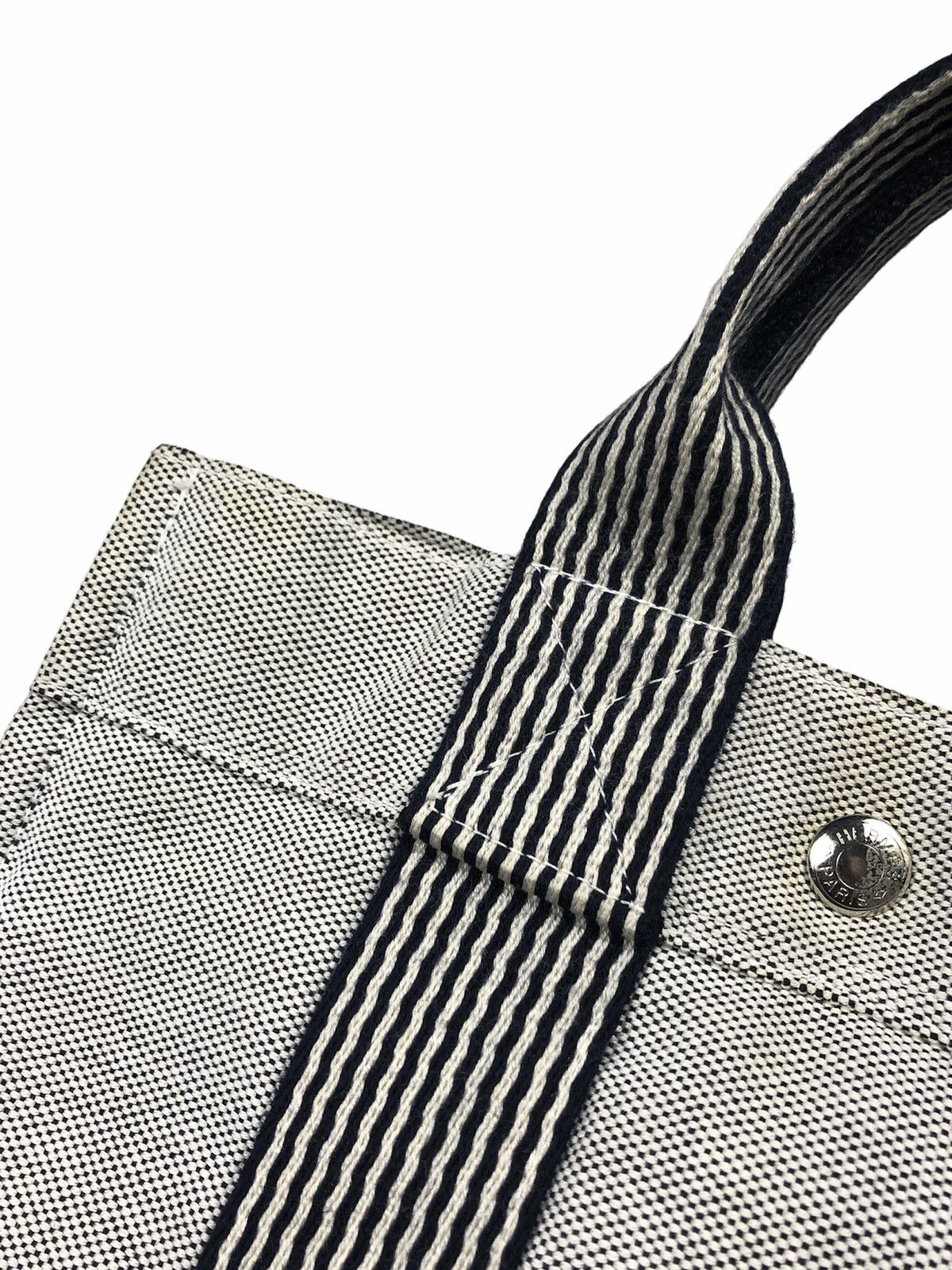 Hermes Vintage Hermes Mini Canvas Tote Bag Size ONE SIZE - 10 Thumbnail