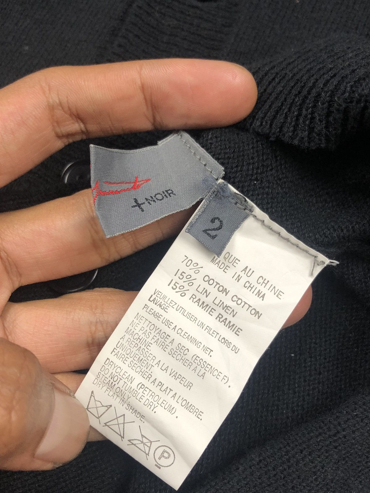 Yohji Yamamoto Yohji Yamamoto + Noir Half Sleeve Cardigan Size US M / EU 48-50 / 2 - 10 Thumbnail