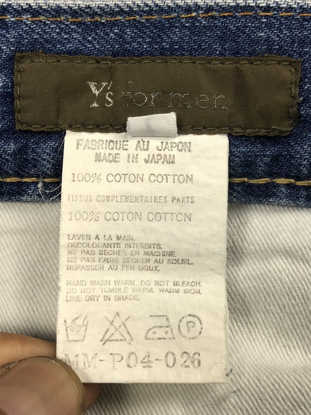 Yohji Yamamoto 90s Y’s For Men x Spotted Horse Distressed Selvedge Denim Size US 36 / EU 52 - 15 Thumbnail