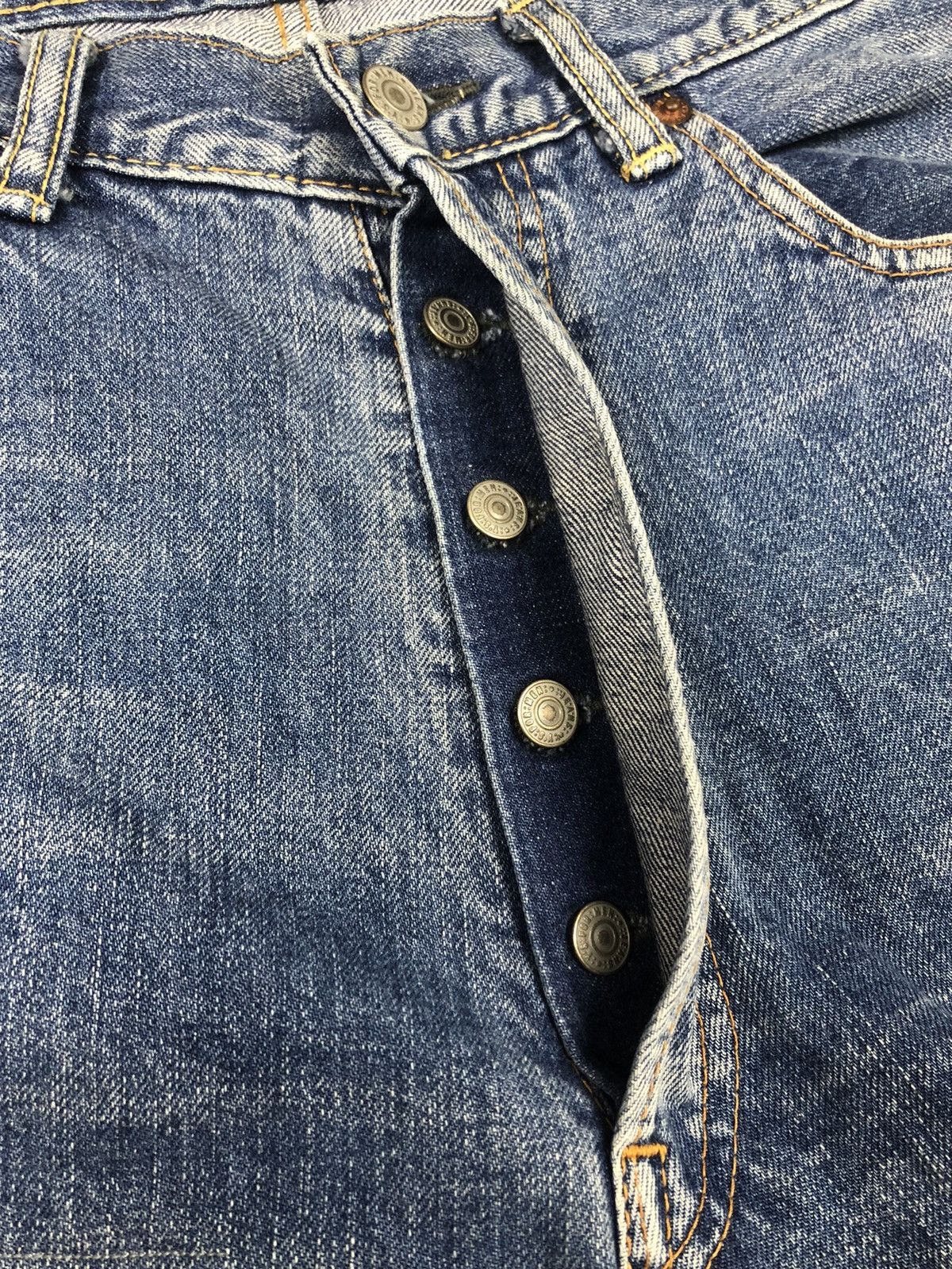 Yohji Yamamoto 90s Y’s For Men x Spotted Horse Distressed Selvedge Denim Size US 36 / EU 52 - 13 Thumbnail