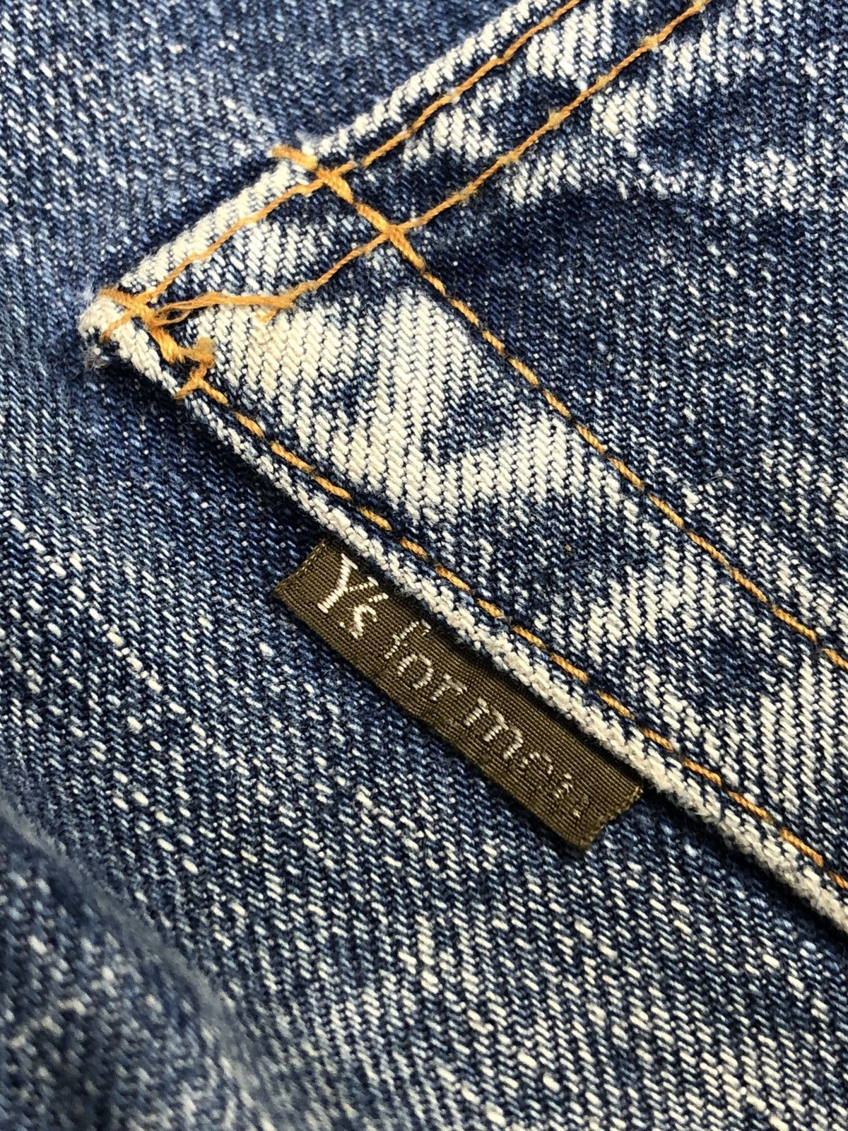 Yohji Yamamoto 90s Y’s For Men x Spotted Horse Distressed Selvedge Denim Size US 36 / EU 52 - 11 Thumbnail
