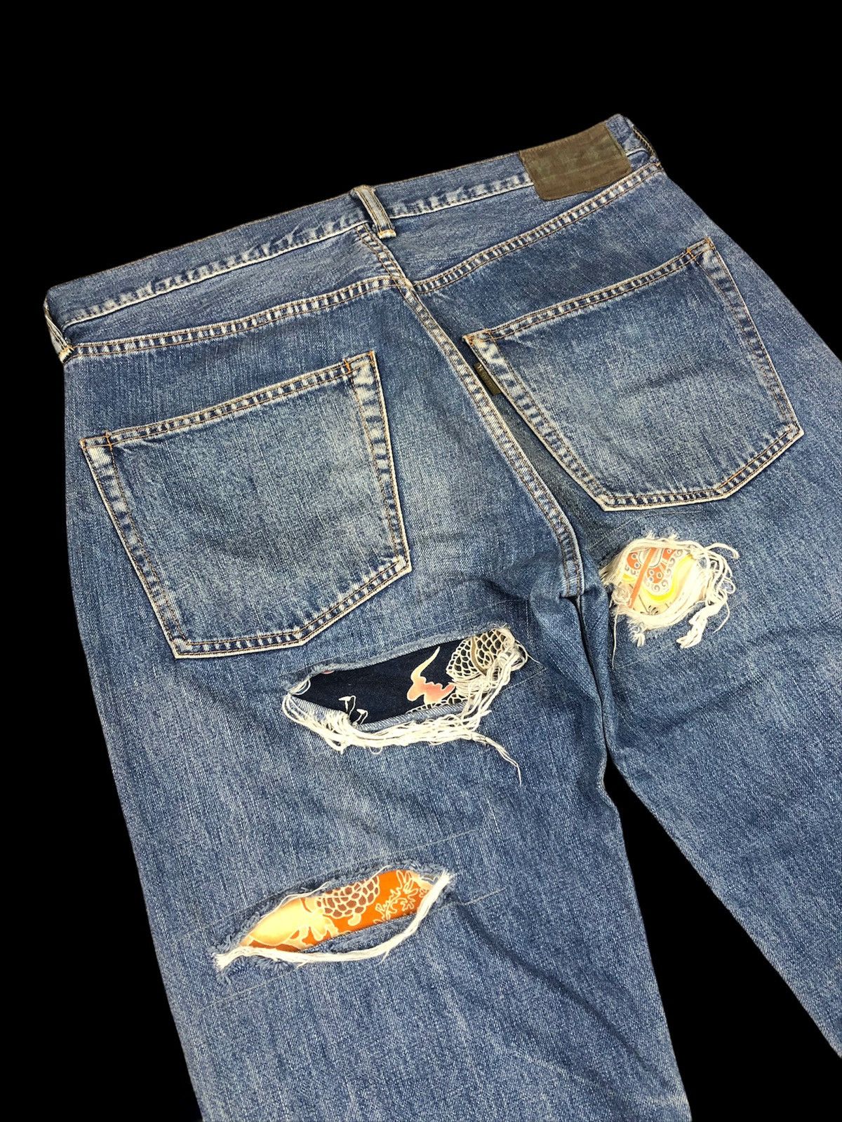 Yohji Yamamoto 90s Y’s For Men x Spotted Horse Distressed Selvedge Denim Size US 36 / EU 52 - 8 Thumbnail
