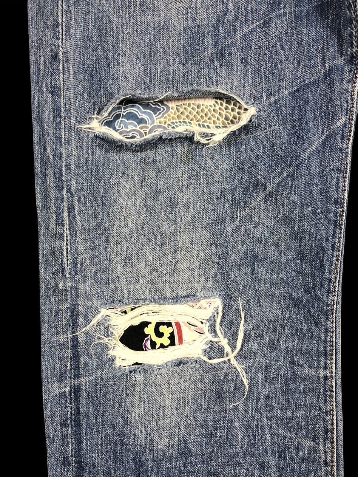 Yohji Yamamoto 90s Y’s For Men x Spotted Horse Distressed Selvedge Denim Size US 36 / EU 52 - 6 Thumbnail