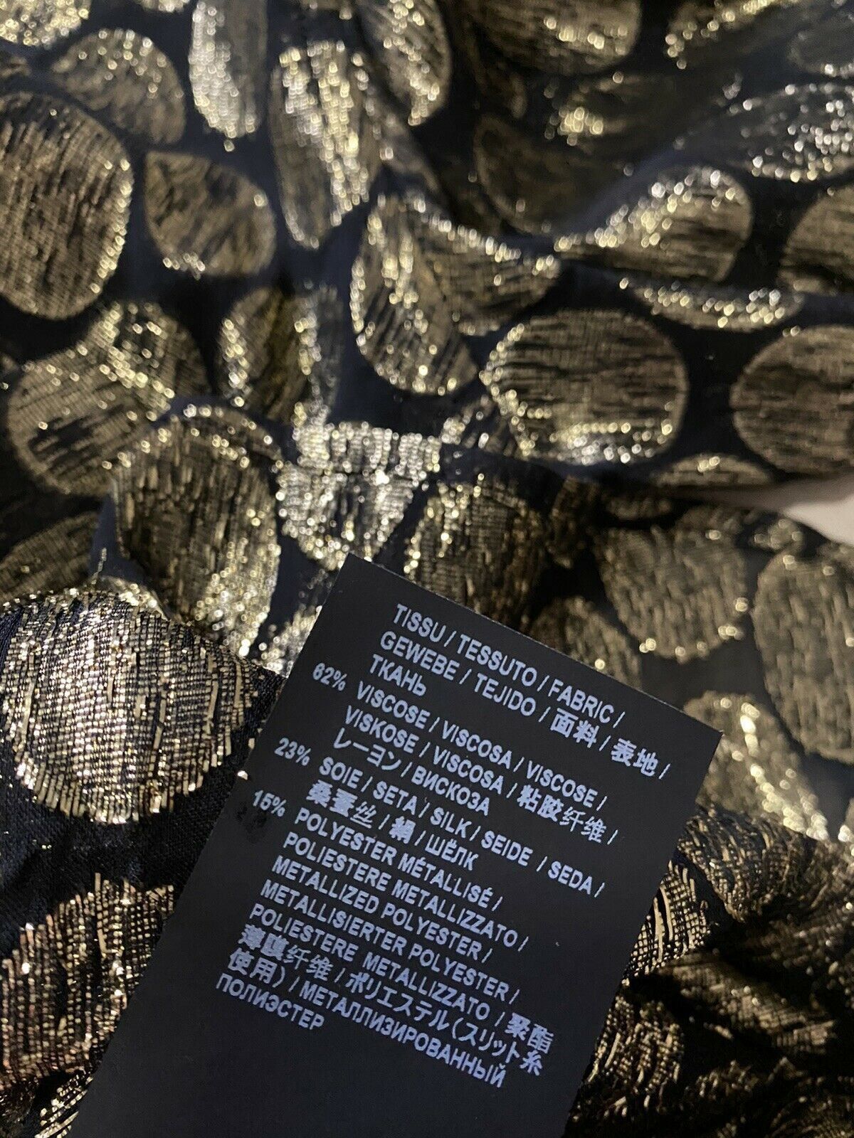 Saint Laurent Paris RARE Shirt in Black & Gold Size US M / EU 48-50 / 2 - 9 Thumbnail