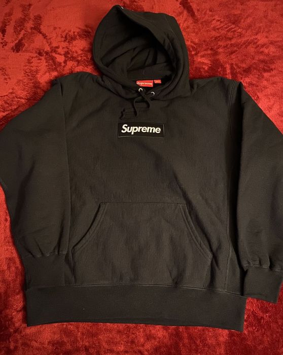 Supreme Supreme Box Logo Hooded Sweatshirt (FW21) Black Size M